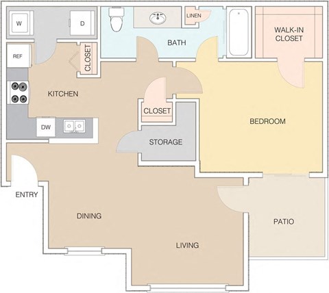 Map 1 at The Retreat Apartments